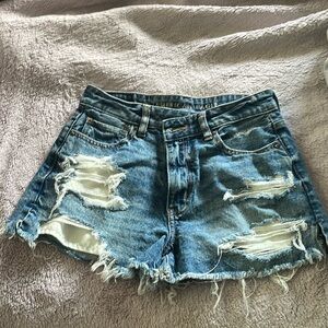 jean shorts